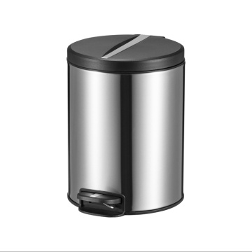 Hot Selling Good Quality Black Lid Trash Can