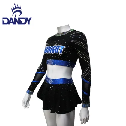 Off The Shoulder Stars Cheer Dance Costume