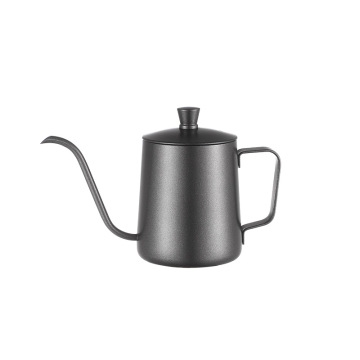 Customized Gooseneck Pour Over Kettle - 600ml Stainless Steel Tea Pot with Lid