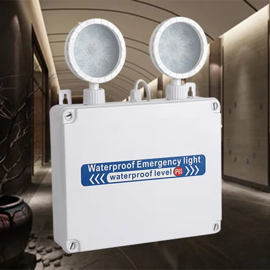 Waterproof IP65 Twin Heads Emergency Light