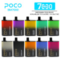 Poco asli bm 7000 puffs grosir vape sekali pakai