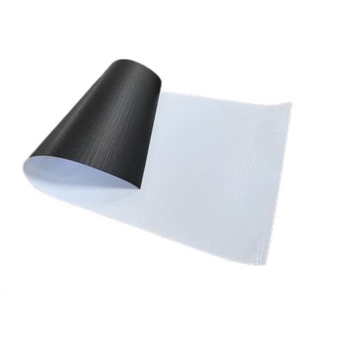 440GSM 500x500D Black Back Pvc Flex Blancourout