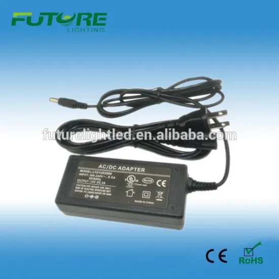 24W 12Vdc output 100-240Vac input LED adapter UL