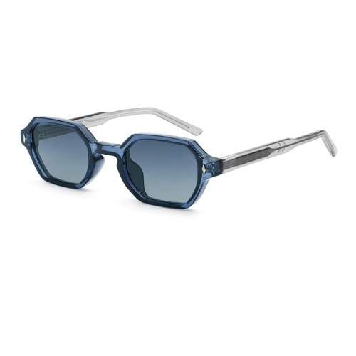 Private Label Geometric Sunglasses with CP Temples