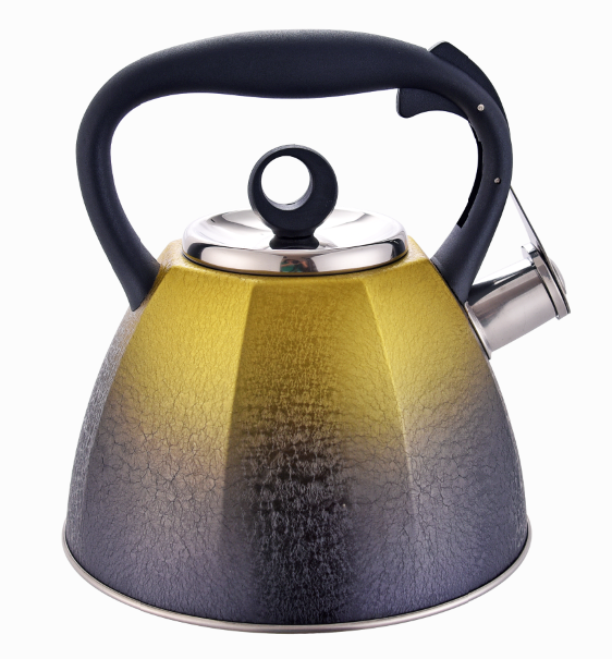 Ergonomic handle tea kettle with quick heating