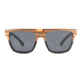 Shell Inlay Solid Wood Sunglasses