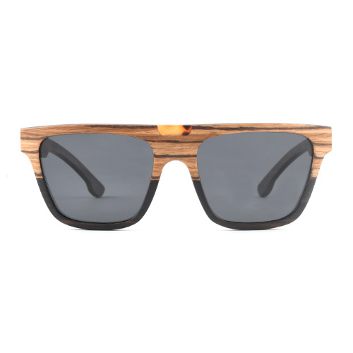 Solid Wood Handmade Polarized Sunglasses Shell Inlay Solid Wood Sunglasses Manufactory
