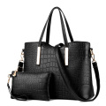 Alligator Pattern Shoulder Handbags Set For Women