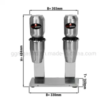Commercial Freestanding Double Spindle Drink Mixer / Milkshake Machine