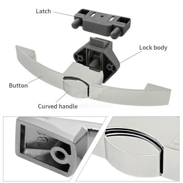 Best Price Caravan Zinc Alloy RV Locks Camper House Cabinet Locks Cabinet Handles