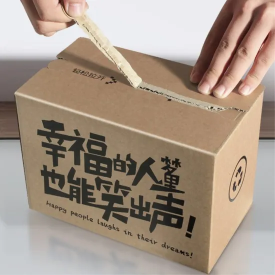 new design zipper carton box