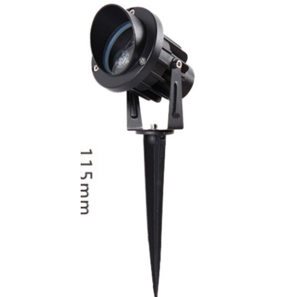 Dimmable Aluminum Black CREE LED Spike Light 3000K