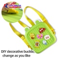 Cartoon Diy Kids School Backpack Bag