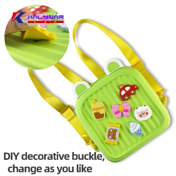 Cartoon DIY Kids School Backpack Bag