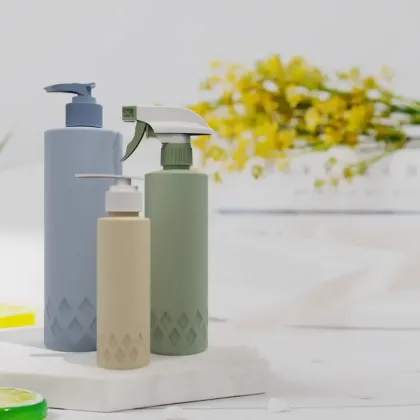 Custom plastic lotion Bottle Cosmetic Lotion Pump Bottles