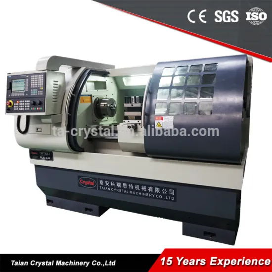 China low price cnc lathe with high precision guide CK6136
