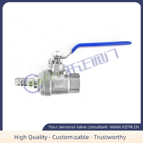 Two Piece Trunnion Ball Valve Two-piece tracheal ball valve Manufactory