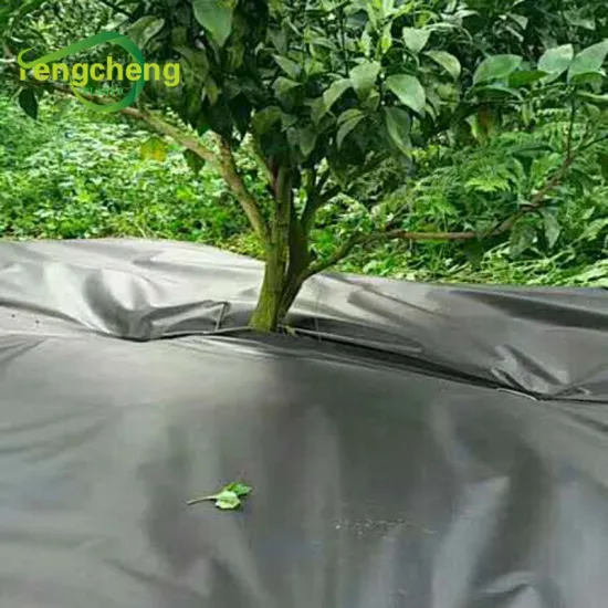 Black Polypropylene plain non woven weed mat