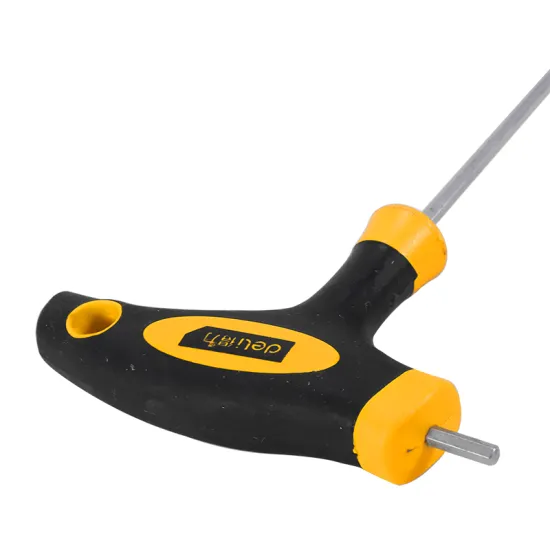Deli DL2272 Hand Tools High Quality Atomized Surface 3mm T-handle Hex Keys