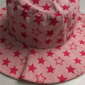 Full Star Print Cotton Floppy Hat