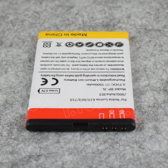 heavy cell phone digital battery for Nokia Lumia 610 710 BP-3L with 1500mAh ,high quality and low price! welcome OEM battery