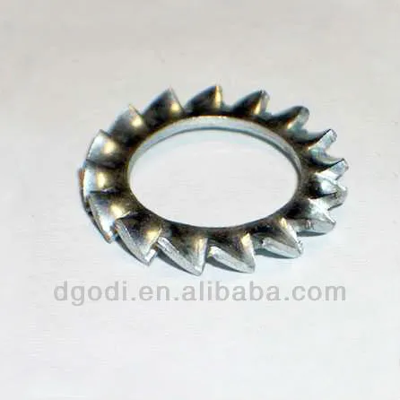 custom small types of lock serrated washer