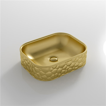 Moderne goldplattierte Lavabo -Schiffssenke - Wettbewerbspreisgestaltung