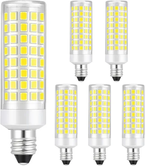 5W LED Corn Light Bulb Replaces 50W Halogen E11 Ceramic Housing No Flicker