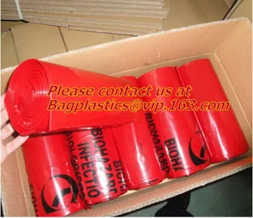 Biohazard Plastic Bags, Biohazard Bags, Red Biohazard Waste Bags, Medical waste Bag, infectious bags