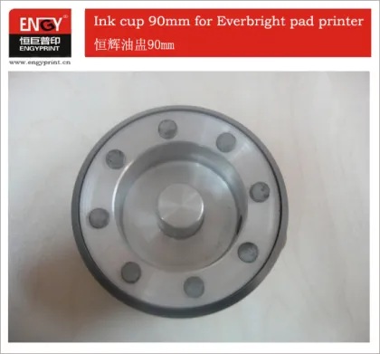 pad printer spare parts Ceramic ring/tungsten ring sealed ink cup for Everbright pad printer