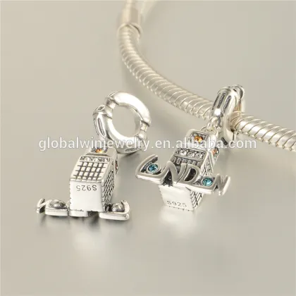 925 Sterling Silver Jewelry Big Ben Pendant London Bracelet Charms
