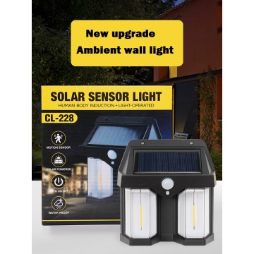 Настенная лампа датчика датчика солнечного движения