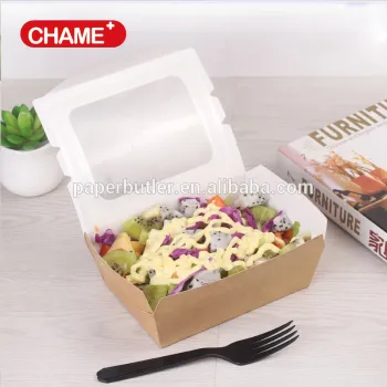 Take Away Food Paper Window Box Packaging