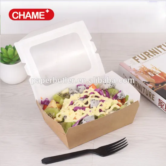 Take Away Food Paper Window Box Packaging