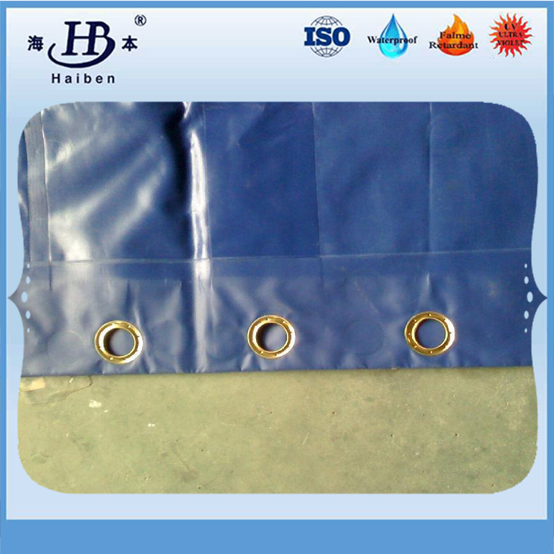 Waterproof pvc coated tarpaulin for trailer cage