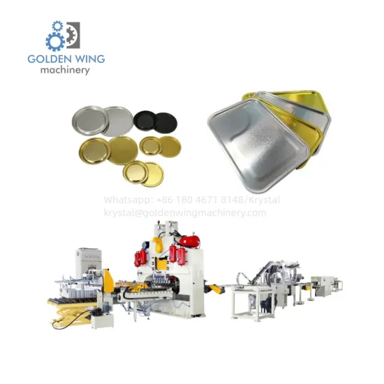 Common Metal Lid Cover End Production Line