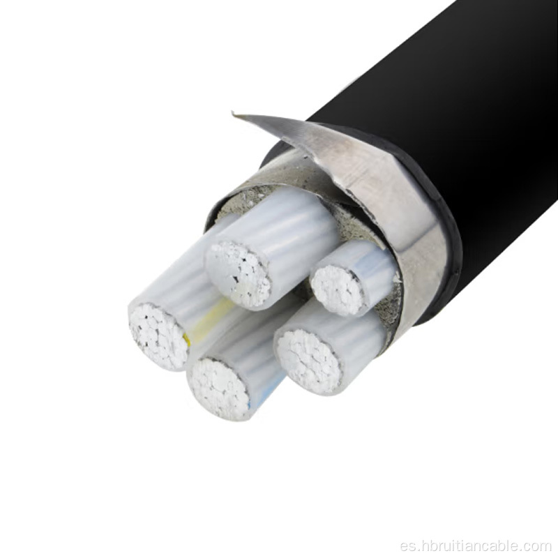 Cobre de aluminio PVC XLPE Aislamiento Cable de alimentación eléctrica