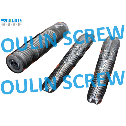 55/113 Double Conical Screw and Barrel for PVC Extrusion