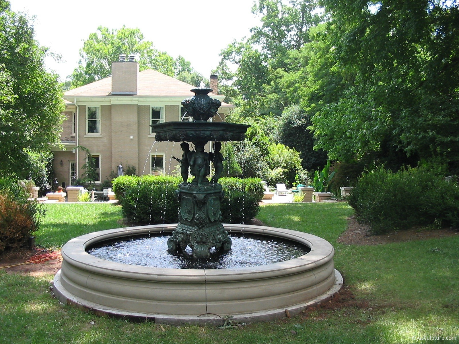 Bronze Garden Fountains 
