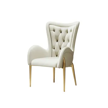 Restaurant Nordic Microfiber Leather Dining Chair