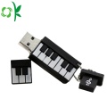 Söt Piano Shape Silikon USB Stoft Cover Case