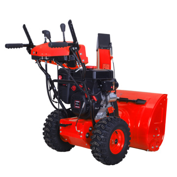 5.1kw 242cc Mano Push Push Gasoline Snow Steel