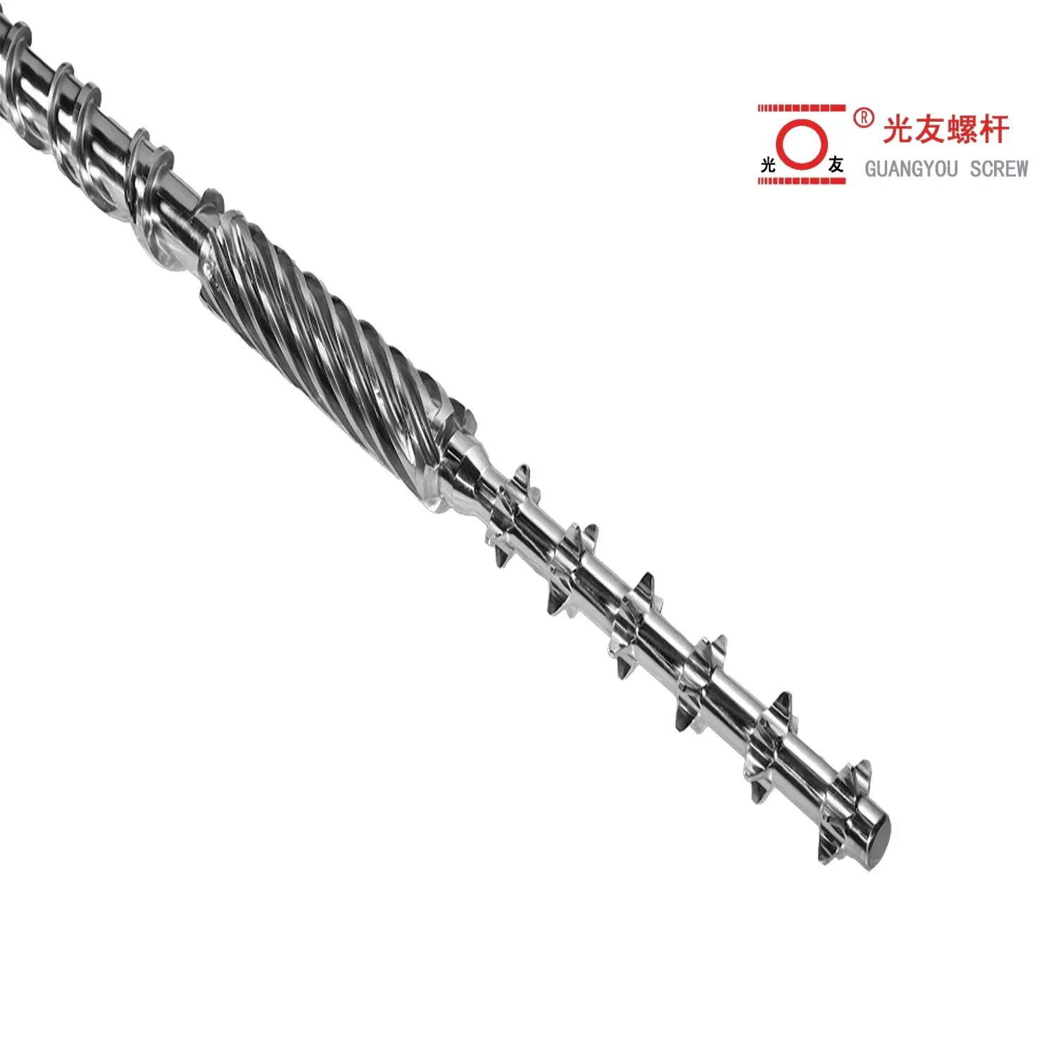 Guangyou D120 একক খাদ স্ক্রু জন্য Bimetallic ব্যারেল