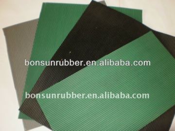 6mm thickness Fine ribbed rubber matting