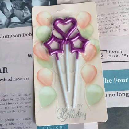 Colorful Scented Aromatherapy Happy Birthday Wax Candles