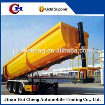 Large capacity rock sand transportation tipping semi trailer,3 axles trailers dump