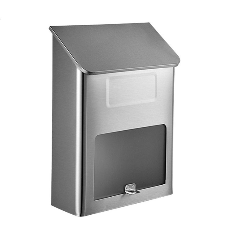 2022 Outdoor Galvanized Wall Mounted Waterproof Mailbox with Safety Lock