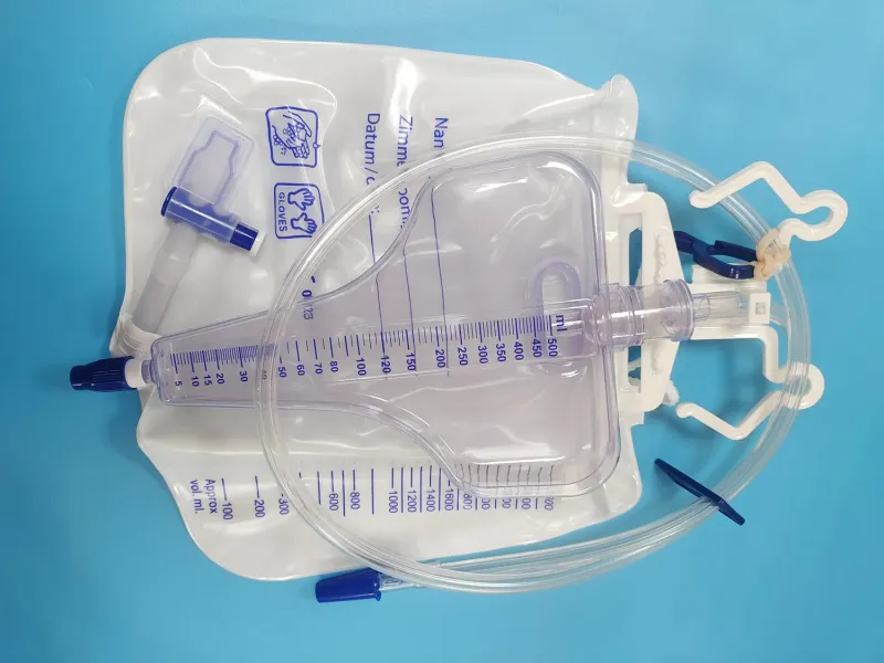 Urine Meter with 2600ml + 500ml Medical Drainage Bag