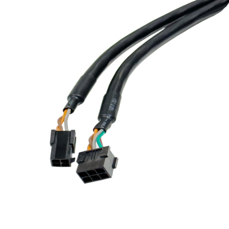 Custom Multi Branch Automotive Wiring Harness 6P+3P to 6P+4P
