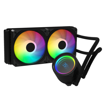 Argb CPU -Flüssigkeitskühler mit 120 mm/240 mm/360 mm Kühlerventilatoren für Intel und AMD